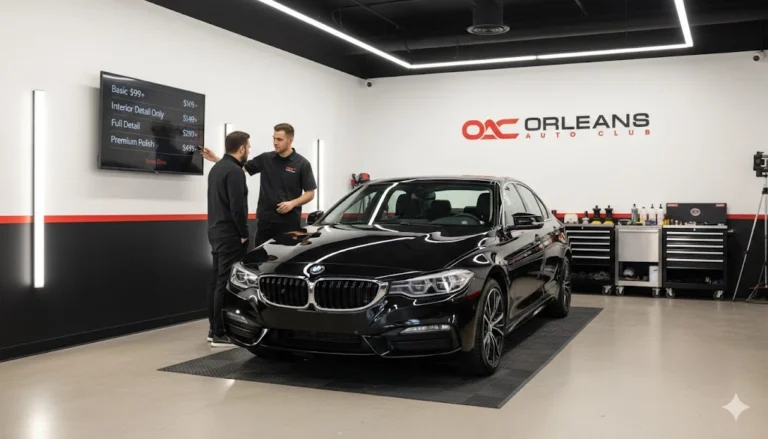Car Detailing Cost in Workshop